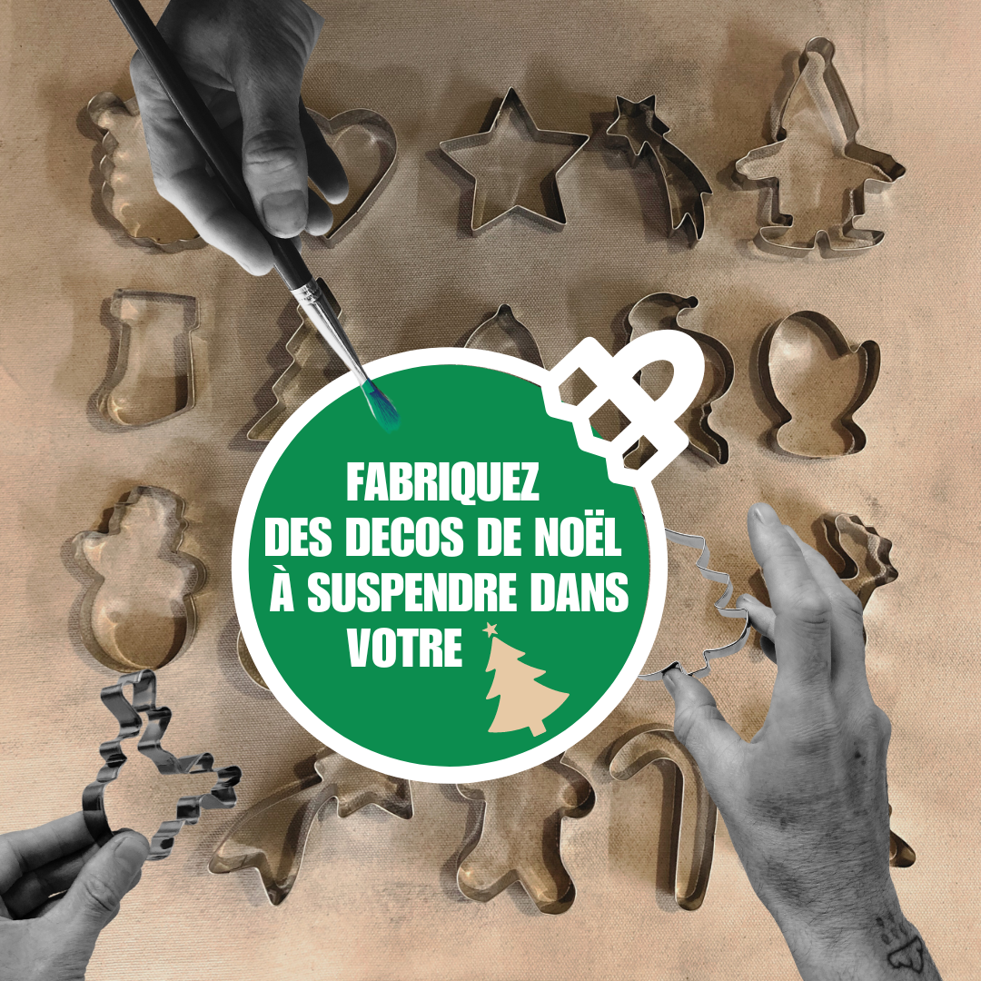 Créez vos décos de Noël  Enfants (6-14 ans) ou Ados & Adultes 1h30